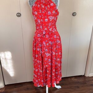 Eliza J Vibrant Orange Dress